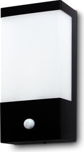 Außenwandleuchte LED mit Sensor E27 IP44 COSMO.S schwarz