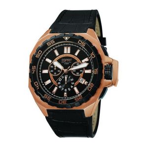 ESPRIT Collection Herren Armband Uhr Uhr EL101011F04 Asopos IP Rose Vergoldet