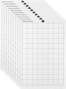 10er-Pack Ersatz-Schneidematte transparente selbstklebende Cricut-Matte mit Messgitter 8 x 12 Zoll für Silhouette cameo Cricut Explore Plotter-Maschine