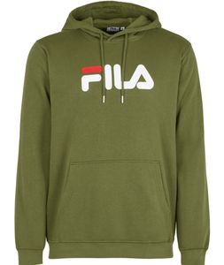 FILA Unisex Hoodie - BARUMINI hoody, Sweatshirt, Sweater, Kapuze, Langarm, Logo Grün S