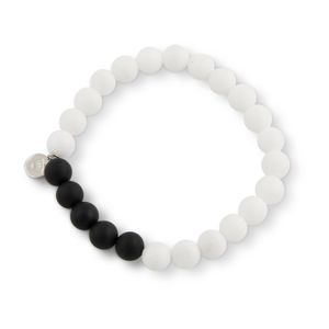 PEARLS FOR GIRLS Damen Armschmuck schönes Perlen-Armband mit Achat Weiß