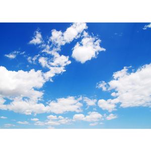 Fototapete Himmel Tapete Himmel Wolken Blau Romantisch Urlaub blau | no. 154, Größe:200x280 cm, Material:Fototapete Vlies - PREMIUM PLUS