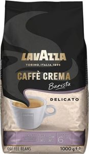 LAVAZZA 5319194000 LAVAZZA Caffé Crema Barista Delicato Kaffeebohnen, Arabica- und Robustabohnen mild, 1,0 kg