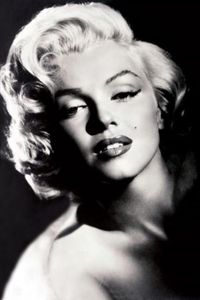 Marilyn Monroe - Poster "Glamour" PM3279 (Einheitsgröße) (Weiß/Schwarz)
