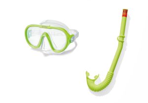 Intex Taucherbrille Schnorchel Set - Adventurer | Tauchen Tauchermaske Chlorbrille Tauchset