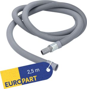 Europart Ablaufschlauchverlängerung 2,5m Universal für Waschmaschine Geschirrspüler
