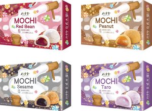 4er Set MOCHI SELECTION von Bamboo House mit 4 verschiedenen Sorten Klebreiskuchen | 24 geschmackvolle Mochis