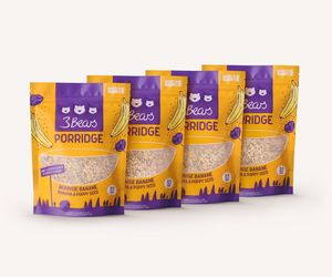 3Bears Porridge Mohnige Banane – 4x400g