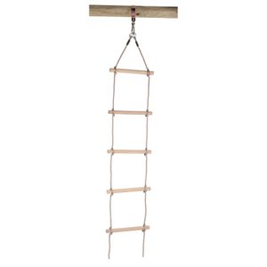 strickleiter 190 cm 5 Stufen 30 cm Holz hellbraun
