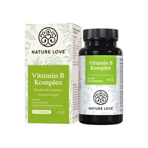 Nature Love Vitamin B Komplex | 90 Kapseln | vegan