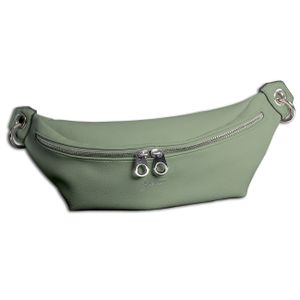 Glüxklee Fanny Pack Green Faux Leather Ladies OTD5029G