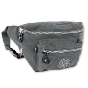 Nylonová taška Street Dámský pánský batoh Fanny Pack Grey 27x10x16 OTJ506K