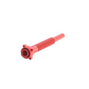 Výstupná rúrka PREMIUM benzínová flexibilná červená s červenou prevlečnou maticou na palivo/dvojitý kanister