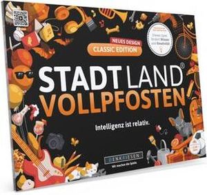 DENKRIESEN - STADT LAND VOLLPFOSTEN® - CLASSIC EDITION - "Intelligenz ist relativ." - A4