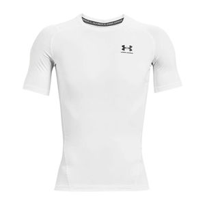 Under Armour Men's HeatGear Armour Short Sleeve White/Black M Fitness T-Shirt