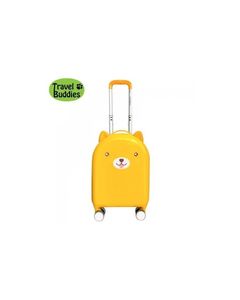 Travel Buddies Hartschalen-Trolley, fr Kinder, mit Schloss, aus Polycarbonat, 8 Rollen 360  Hund  2,5 kg