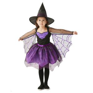 OXYBUL  Kostým čarodejnice fialovo čierna 6 - 8 rokov