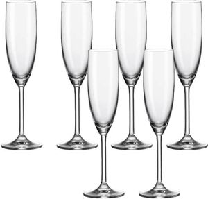 LEONARDO Daily, Champagnerflöte, 200 ml, Glas, Transparent, klar, CE LEONARDO Daily, Champagnerflöte, 200 ml, Glas, Transparent, klar, CE