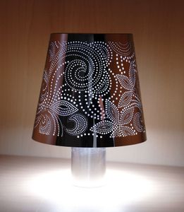 Formano Moderne LED Touch Lampe Kreise Flaschenaufsatz Stehlampe USB 3 Lichtmodi