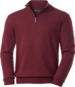 Royal Spencer Herren Kaschmir-Seidenpullover Zipp, anschmiegsam weich