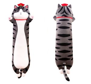 Lange Katze Maskottchen Kuscheltier Plüsch Puppe Kätzchen GESTREIFTE KATZE 60 cm