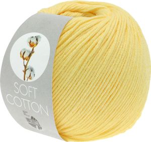 Lana Grossa Soft Baumwolle 011 Hellgelb 50g