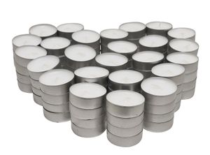Teelichter 1000 Stück Paraffin Kerzen weiß ca. 4 h Brenndauer Gastro rußfrei