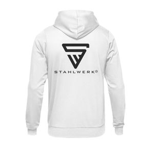 STAHLWERK Hoodie Kapuzenpulli Kapuzenpullover Weiß Größe XL