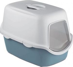 STEFANPLAST CATHY white/steel blue toaleta s krytom 56x40x40cm, 98645