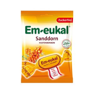 Em eukal Sanddorn Hustenbonbons fruchtig frisch zuckerfrei 75g