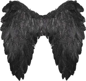 Federflügel Engel schwarz Federflügel Engel schwarz