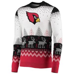 Arizona Cardinals NFL Football Knit Pattern Ugly Christmas Sweater