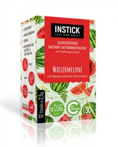 INSTICK Getränkepulver Wassermelone für 12 x 0,5 L pfandfrei