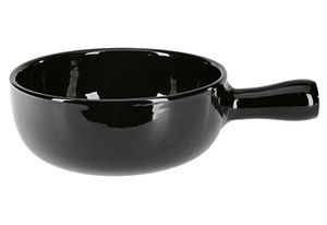 NOUVEL Käsefondue-Caquelon uni schwarz NOUVEL Käsefondue-Caquelon uni schwarz