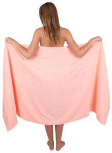 Betz XXL Badetuch 100 x 200 cm PALERMO  Saunatuch 100% Baumwolle Farbe: apricot