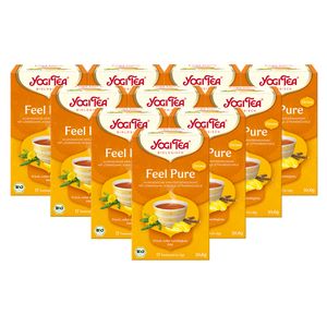 10 xYOGI TEA Feel Pure Zitrone | 10 x 30,6g