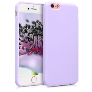 kwmobile Hülle kompatibel mit Apple iPhone 6 / 6S - Hülle Silikon - Soft Handyhülle - Handy Case in Lavendel