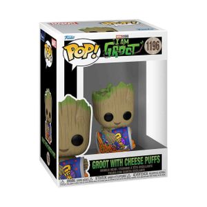 Marvel I Am Groot - Groot With Cheese Puffs 1196  - Funko Pop! Vinyl Figur