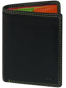 kleine bunte Börse in Multicolor mit  RFID Schutz