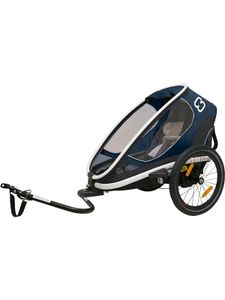 Hamax Sport Fahrradanhänger OUTBACK ONE Einsitzer (incl. bicycle arm & stroller wheel) reclining, dunkelblau Fahrradanhänger Fahrradanhänger hamax bfsport bffahrzeuge Fahrradanhänger für 1 Kind