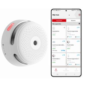 X-Sense XS01-M Intelligenter Rauchmelder mit Wifi - Link+ Pro - Drahtlos vernetzbarer Rauchwarnmelder - Feueralarm - Rauchdetektor