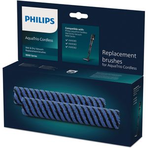 Philips Original Mikrofaser Ersatzbürsten-Set Powerbürste für AquaTrio Nass- und Trockensauger der 9000er Serie (XV1793/01)