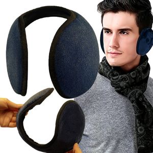 Ohrenschützer für Damen und Herren, Ohrenschützer Winter Ohrenwärmer Fleece Rückentragend Earband Ohrenwärmer Marine