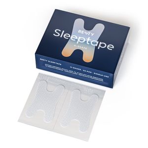 Resty® H-Shape Sleeptape Mundpflaster (36 Stück) Hilfsmittel gegen Schnarchen und besser schlafen - Mouth Tape für Nasenatmung und bessere Sauerstoffversorgung des Blutes
