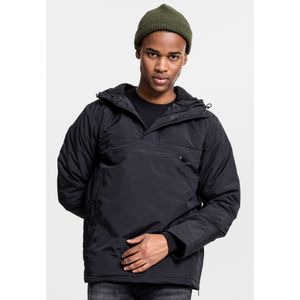 Urban Classics Padded Pull Over Jacket TB1443, color:black, groesse herren:S