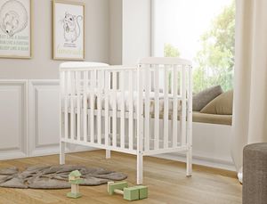 Baby-Delux Babybett Beistellbett Compact 100x50cm weiß Höhenverstellbar Beißschienen Matratze Baby-Delux Babybett Beistellbett Compact 100x50cm weiß Höhenverstellbar Beißschienen Matratze