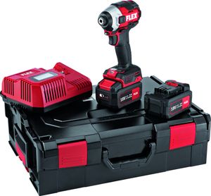 Flex Akku Schlagschrauber ID 1/4" 18.0-EC HD / 5.0 SET (mit 2x Akku 5,0 Ah)