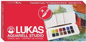 LUKAS K68550000 - Aquarellkasten Studio Travelbox mit Pinsel