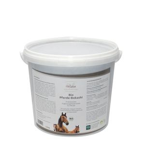 Pferde-Bokashi 3,4 kg, Probiotisches Ergänzungsfuttermittel für Pferde, mit wertvollen Allgäuer Kräutern, Original Effektiven Mikroorganismen und Weizenkleie