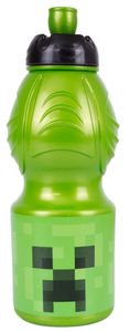 ASTRA Trinkflasche Wasserflasche Getränkflasche MINECFAFT grün leicht Kinder Jungen